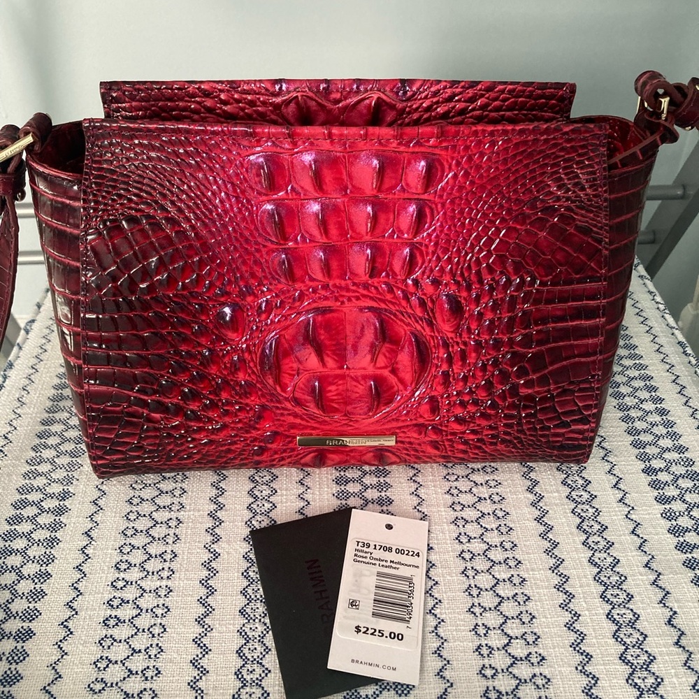 Brahmin Hillary bag in Rose Ombre Melbourne Leather